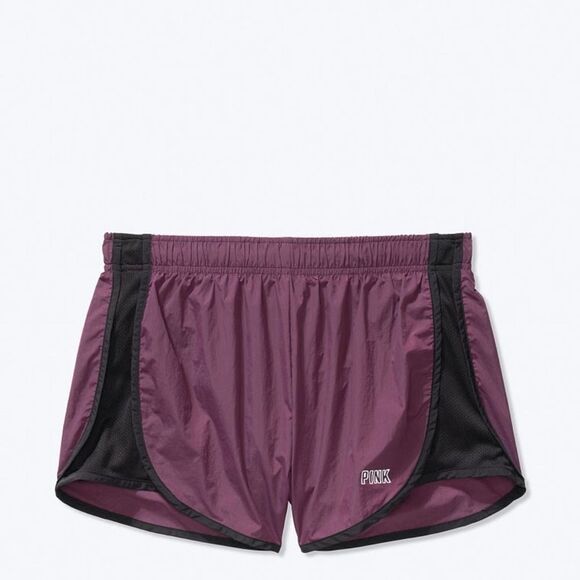 PINK BY VICTORIA'S SECRET SPORT PURPLE SHORT - Picture 1 of 2
